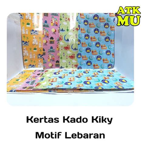 Jual Kertas Kado Lebaran KIKY Spesial Idul Fitri IED Indonesia Shopee