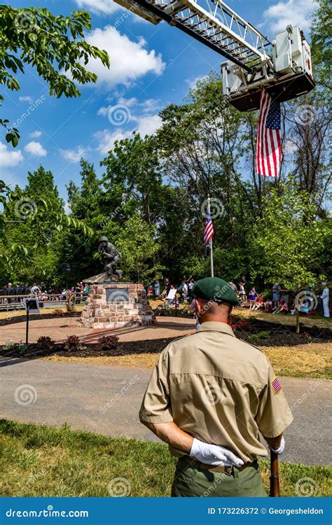 Major Richard Winters Statue Unveiled Editorial Photo | CartoonDealer.com #173226837