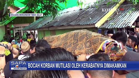 Isak Tangis Iringi Pemakaman Bocah Korban Mutilasi Kerabat Pelaku