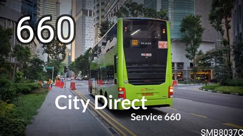 SBS Transit City Direct Bus Service 660 PM Peak Joyride YouTube