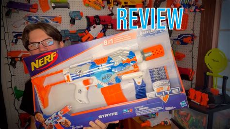 Review Nerf N Strike Elite Stryfe Blaster 300 Youtube