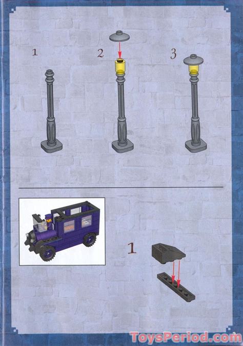 LEGO 4755 Knight Bus Instructions and Parts List