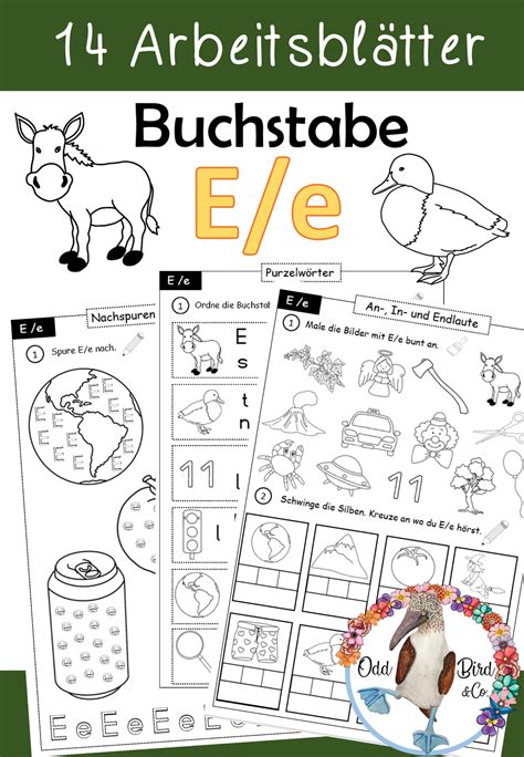 Buchstabe E E Einf Hrung Inklusive Geschichte Buchstabeneinf Hrung