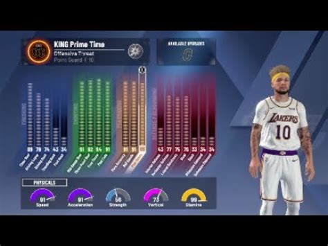 NBA 2K20 99 OVERALL OFFENSIVE THREAT ATTRIBUTE UPDATE YouTube