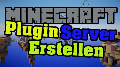 Plugin Server Erstellen Minecraft Deutsch Einfach Schnell YouTube