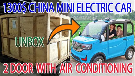 Unbox 1300 China Mini Electric Car 2 Door 60v 1500W 73Ah With Air