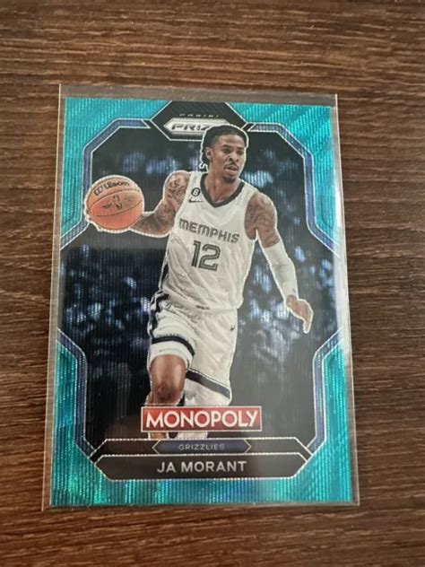 Panini Prizm Monopoly Ja Morant Teal Wave Prizm Nba Grizzlies