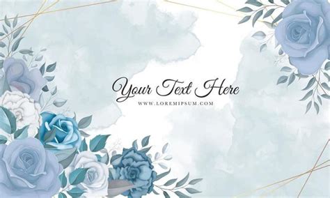 Blue Flower Border Vector Art, Icons, and Graphics for Free Download