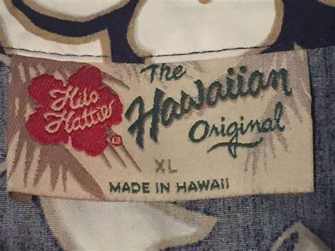 Hilo Hattie The Hawaiian Original Made In Hawaii Blue Gem