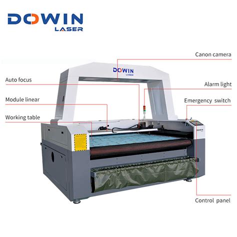 Dual Head Laser Fabric Cutting Machine Textile Ccd Position