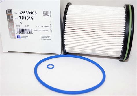 Genuine OEM ACDelco TP1015 Fuel Filter Kit GM 13539108 With Seals