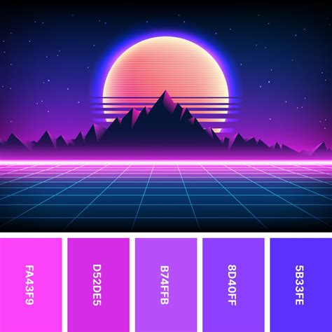 1980s Color Palette