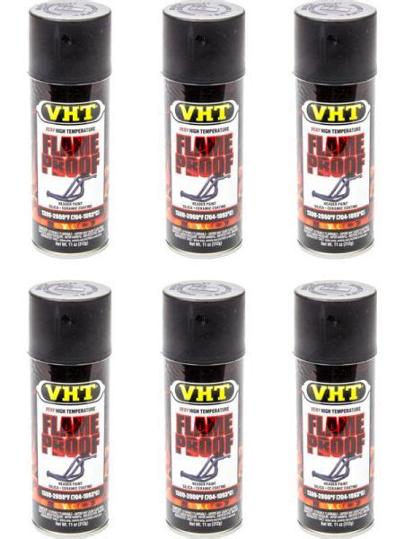 Buy 6 X VHT Flame Proof Header And Exhaust High Heat Paint Flat Black