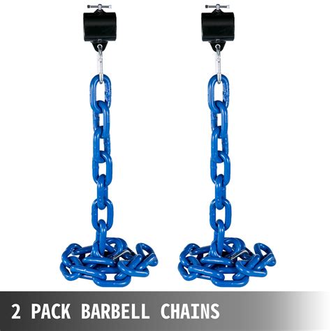 VEVOR 1 Pair Weight Lifting Chains 44LBS, Weightlifting Chains With