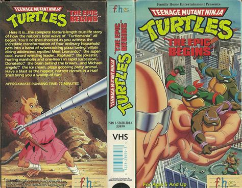 Vhs Tmnt The Epic Begins Teenage Mutant Ninja Turtles