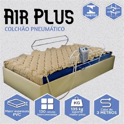 Colchão Pneumático Air Plus Anti Escaras 220V Dellamed em Promoção