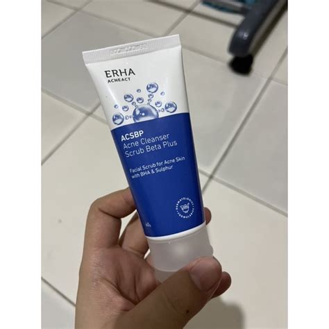 Jual Erha Clinic Acsbp Acne Cleaner Scrub Beta Plus Indonesia