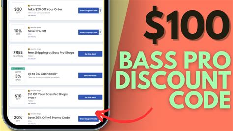 How To Get 100 Bass Pro Shops Promo Code 2025 Huge Discounts Youtube