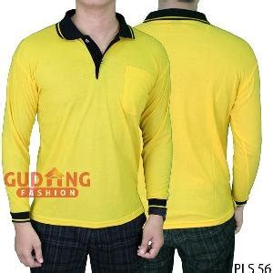 Jual Baju Kaos Polo Panjang Pria PLS 56 Di Lapak Gudang Fashion