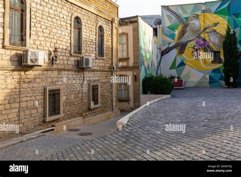 Old City in Baku. Traditional Medieval Architecture. Baku, Republic of ...