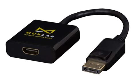 DisplayPort to HDMI Active Adapter, 4K/60 - Muxlab