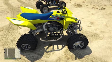 Grand Theft Auto 5 Suzuki Ltr 450 Atv Mod Gta 5 Youtube