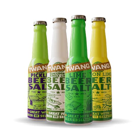 Twang Beer Salt Variety Pack Lime Lemon Cucumber Pickle