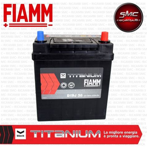 Batteria Auto Fiamm V Ah A Ricambi Auto Smc