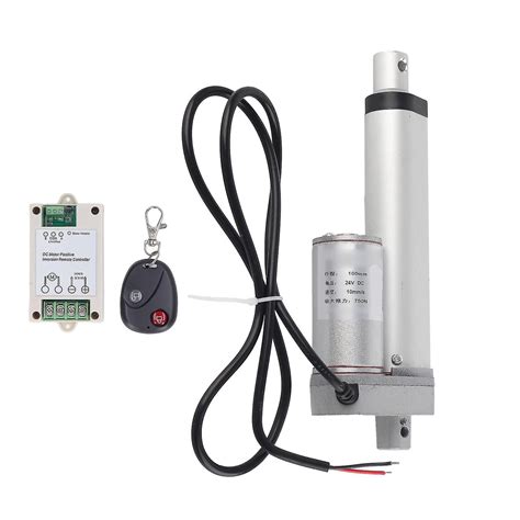 24v Electric Linear Actuator With 100mm Stroke And 750n Thrust Controller And Remote Control