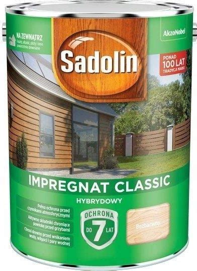 Sadolin Classic Impregnat Do Drewna Bezbarwny 0 75L Opinie I Ceny Na