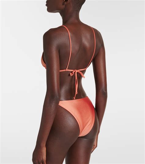 Top De Bikini Triangular Via En Rojo Jade Swim Mytheresa