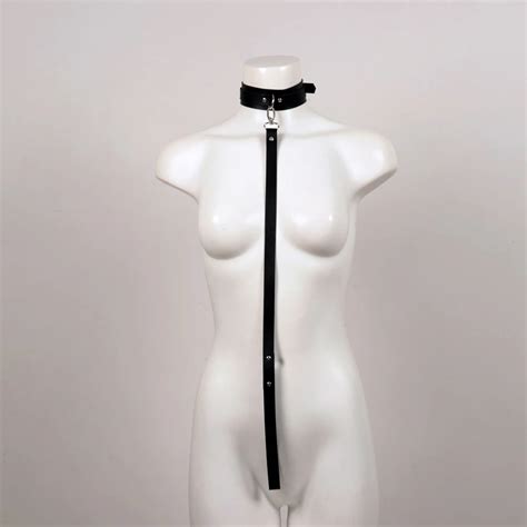 Conjunto De Collar De Piel Sint Tica Para Mujer Arn S De Cuello Bdsm