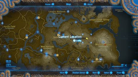 The Legend Of Zelda Breath Of The Wild Captured Memories Locations