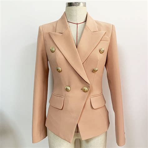 Nude Women Blazer Etsy