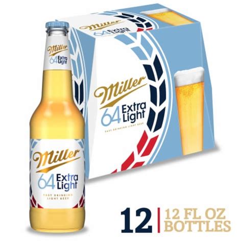 Miller64 Extra Light Low Calorie Beer, 12 bottles / 12 fl oz - Kroger