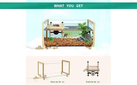 Reptile Growth Glass Turtle Tank Turtle Aquarium With