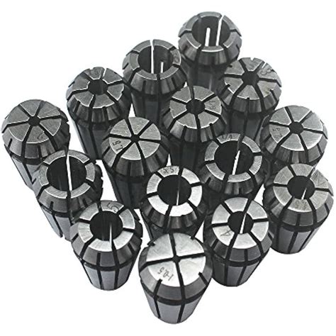 15Pcs ER11 Spring Collet Set 1 16 3 4 CNC Super Precision Milling