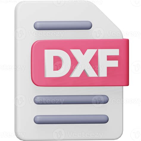 Dxf File Format 3d Rendering Isometric Icon 15081195 PNG