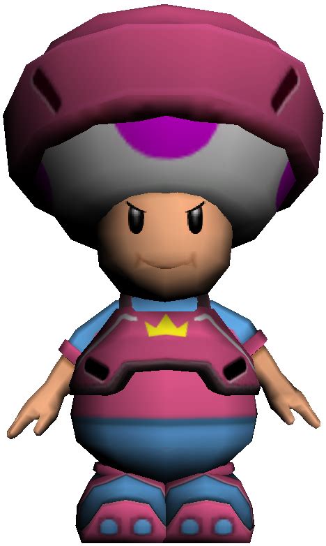 File Strikerscharged Toad Model Pink Png Super Mario Wiki The Mario