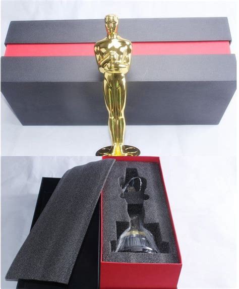 3.8kg Bronze Oscar Trophy Statue Award 24kGold-plated 1:1 Gold man ...