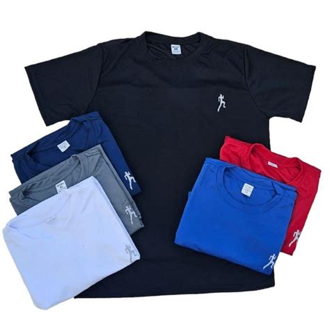 Kit 6 Camisas Camisetas Masculinas Dry Fit Treino Academia Shopee Brasil