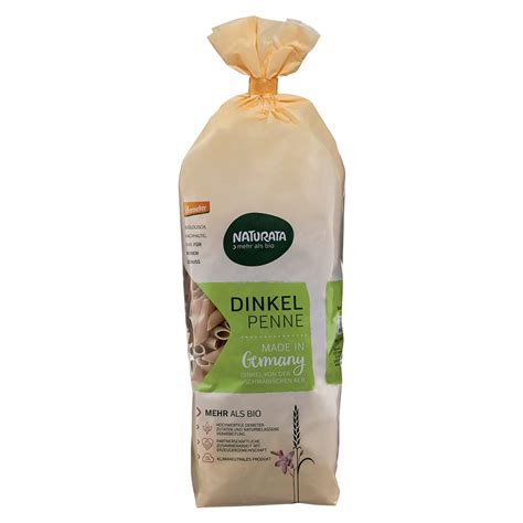 Bio Dinkel Penne Demeter Von Naturata Bei Greenist De