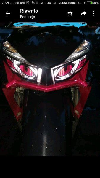 Jual Sticker Stiker Variasi Motor Lampu Depan Honda Vario Dan