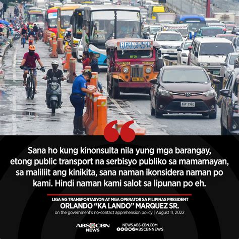 ABS CBN News On Twitter A Group Of Transport Operators Hit Government