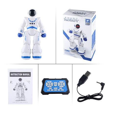 Bo Te D Origine Bleue Robot T L Command Intelligent Figurine Action