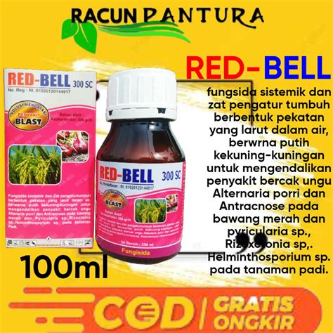 Jual Fungsida Red Bell Sc Ml Mengendalikan Penyakit Bercak Ungu