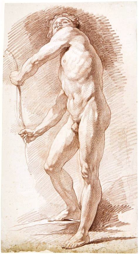 Biblio Curiosa On Twitter Standing Male Nude Holding A Bow Art By