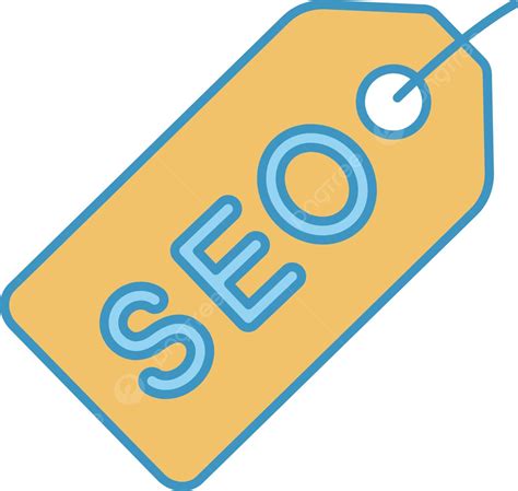 Seo Tags Color Icon Search Symbol Blue Vector Search Symbol Blue Png