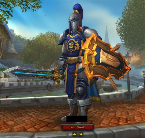 My Warrior Is Ready To Take Back Lordaeron For The Alliance Rwow