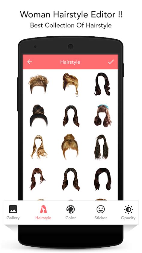 Android için Woman hairstyle photoeditor APK İndir